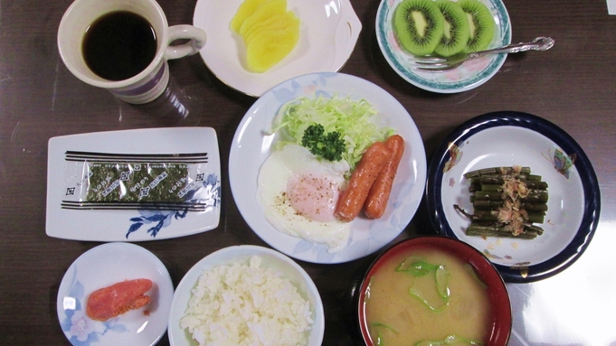 【朝食付】出張・ビジネスの方も大歓迎！夕食なしプラン